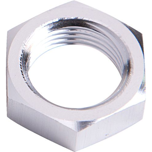 Aeroflow Bulkhead Nut -4AN Silver - AF924-04S