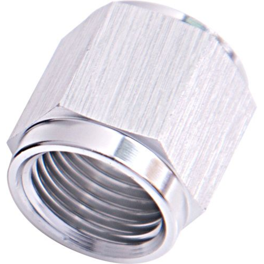 Aeroflow -6AN to 3/8" Aluminium Tube Nut Silver Finish - AF818-06S