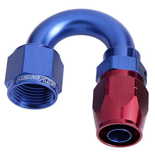 Aeroflow 500 Series Cutter Swivel 180 Degree Hose End -6AN - AF506-06