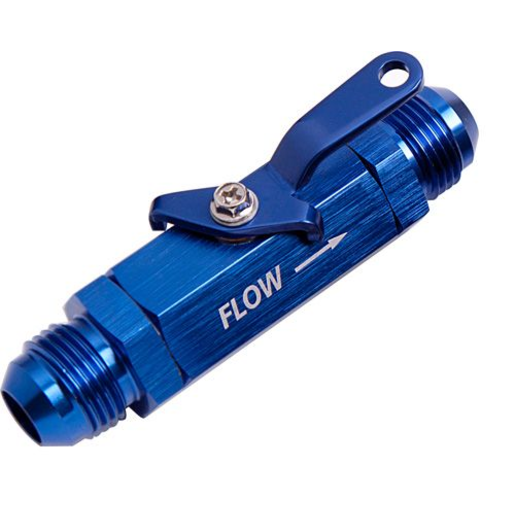 Aeroflow Shut Off Valve -12AN Blue - AF1000-12