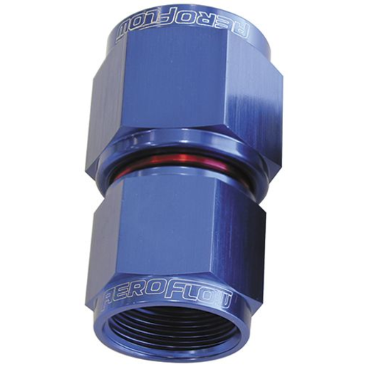 Aeroflow Female Swivel Coupler Reducer -8AN to -10AN Blue - AF131-08-10