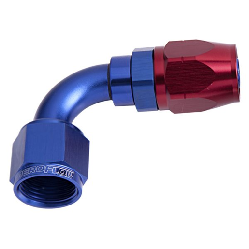 Aeroflow 500 Series Cutter Swivel 90 Degree Hose End -4AN - AF503-04