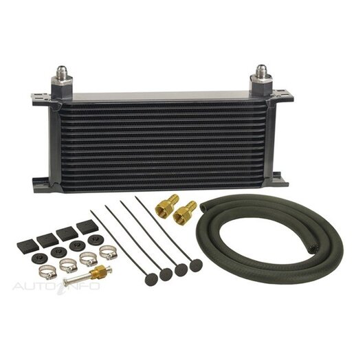 HP STACKED PLATE TRANS COOLER KIT-6AN INLETS