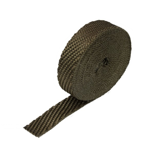 Lava Exhaust Wrap 25mm(1"") Wide x 7.5mt(25ft) Roll 650&deg; Continuous- 371025