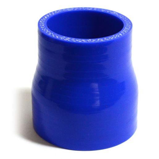 SAAS Straight 4 Ply Silicone Reducer 51mm x 63mm x 76mm Blue - SSH516376E