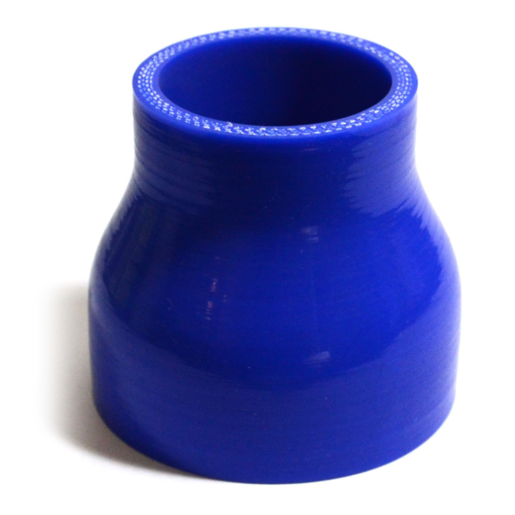 SAAS Straight 4 Ply Silicone Reducer 51mm x 76mm x 76mm Blue - SSH517676E