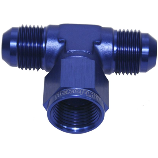 Aeroflow AN Tee Female Swivel On Side -8AN - AF144-08