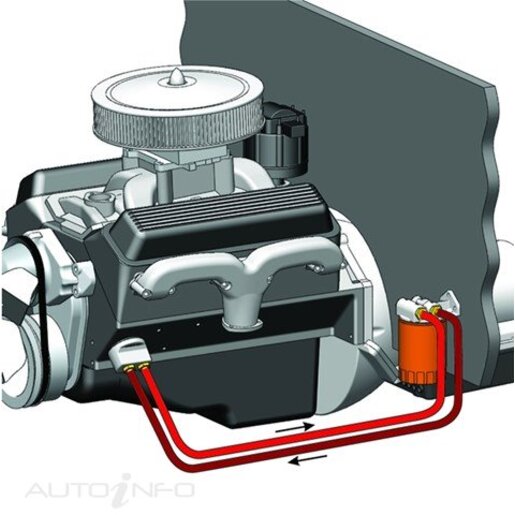 OIL FILTER RELOCATION KIT SINGLE MNT SIDE PORTS UNIV.