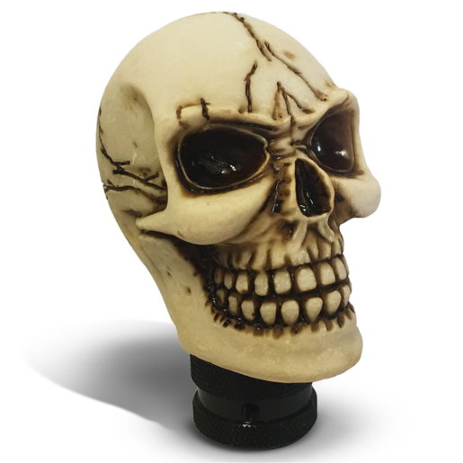 SAAS Skull Gear Knob Cream - SGKS01C