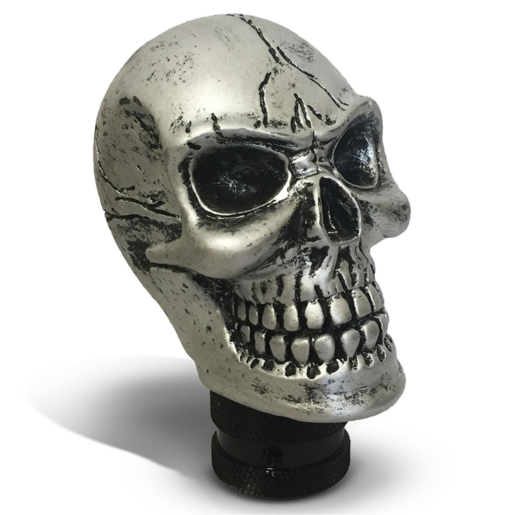 SAAS Skull Gear Knob Silver - SGKS02S