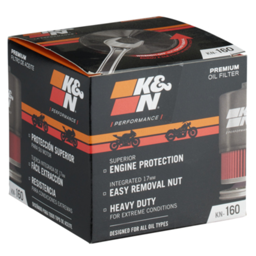 K&N Motorcycle Oil Filter - KN-160