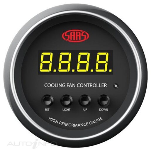 Cooling Fan Controller Digital 0-100 52mm Black