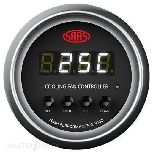 Cooling Fan Controller Digital 0-100 52mm Black