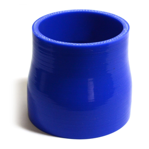 SAAS Straight 4 Ply Silicone Reducer 70mm x 76mm x 76mm Blue - SSH707676E