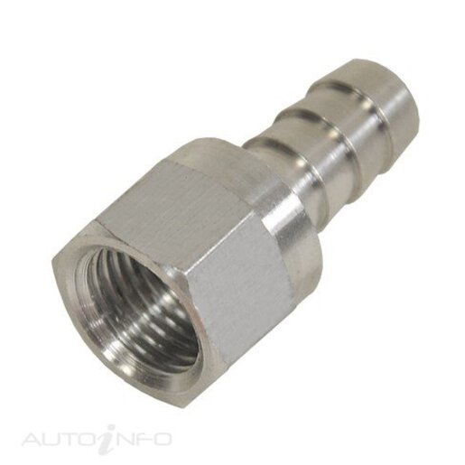 -6AN FEMALE SWIVEL X 38 BARB FITTING