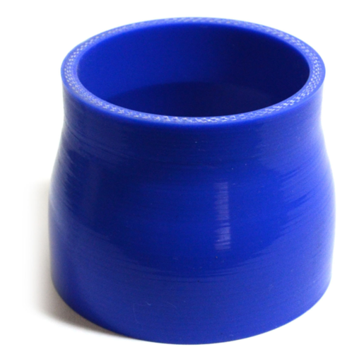 SAAS Straight 4 Ply Silicone Reducer 76mm x 82mm x 76mm Blue - SSH768276E