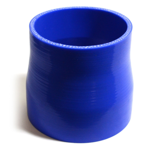 SAAS Straight 4 Ply Silicone Reducer 95mm x 102mm x 102mm Blue - SSH95102102E