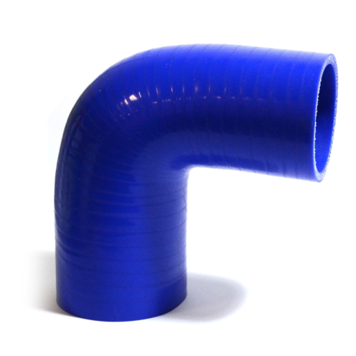 SAAS 90Deg 4 Ply Silicone Reducer 70mm x 76mm Blue - SSH907076E