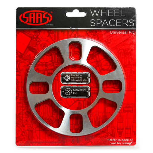 SAAS Wheel Spacer x 2 Universal 4 Stud 3mm - WS4003