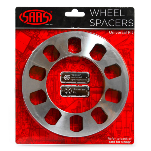 SAAS Wheel Spacer x 2 Universal 5 Stud 8mm - WS5008