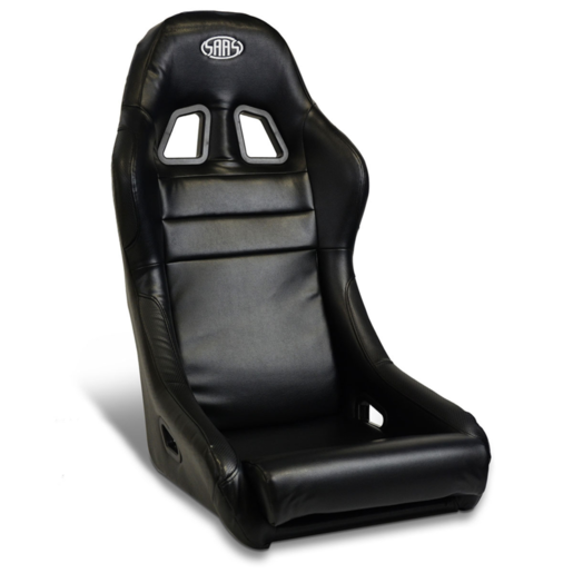 SAAS Seat Fixed Back Mach II Black PU Leather ADR Compliant - RP1001L