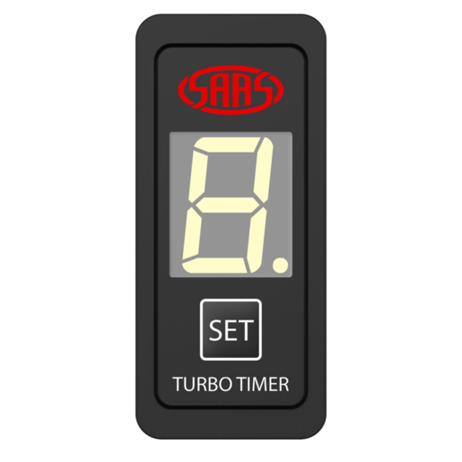 SAAS Turbo Timer Digital Switch 9 min Carling Mount 36.83mm x 21.08mm - SG81804