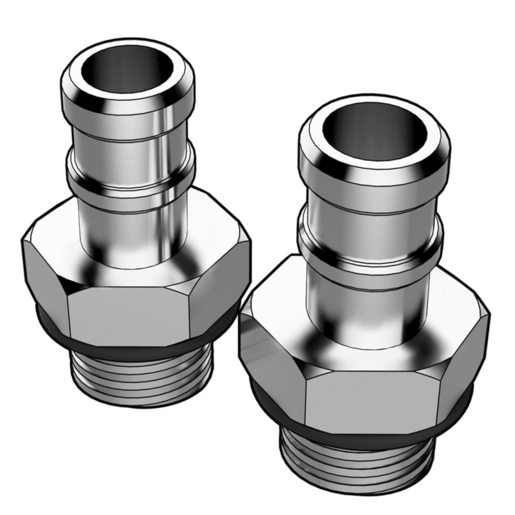 SAAS Catch Tank Hose Fitting 12mm 1/2 (Pair) - HF1006