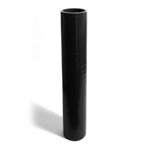 SAAS Straight 4 Ply Silicone Hose 45mm x 45mm x 254mm Black - SSH4545254