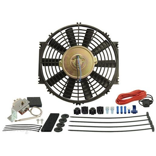 DYNO-COOL STRAIGHT BLADE ELECT. FANTHRMOSTAT KIT 10 INCH