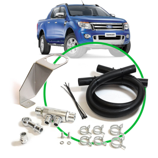 SAAS Oil Catch Tank Install Kit To Suit Ranger PX 2011 - 2015 - ST2102