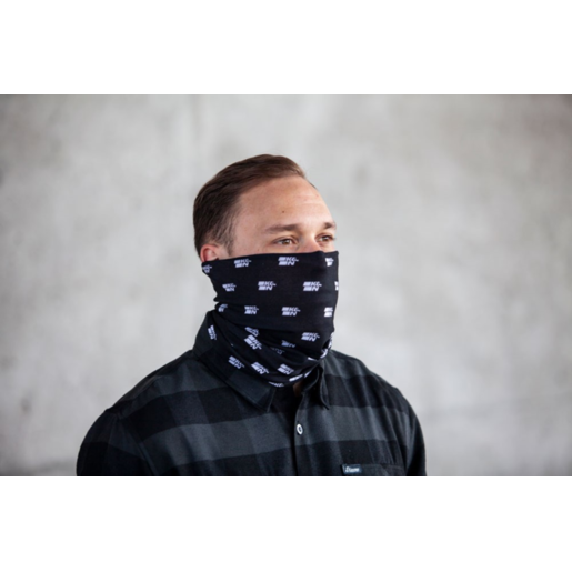 K&N Neck Gaiter Black/White - KN87-4017