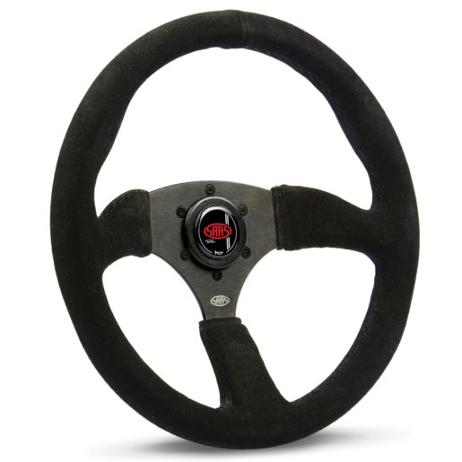 SAAS Steering Wheel Suede 14inch ADR Tokyo Motorsport Black Spoke - SWMS1