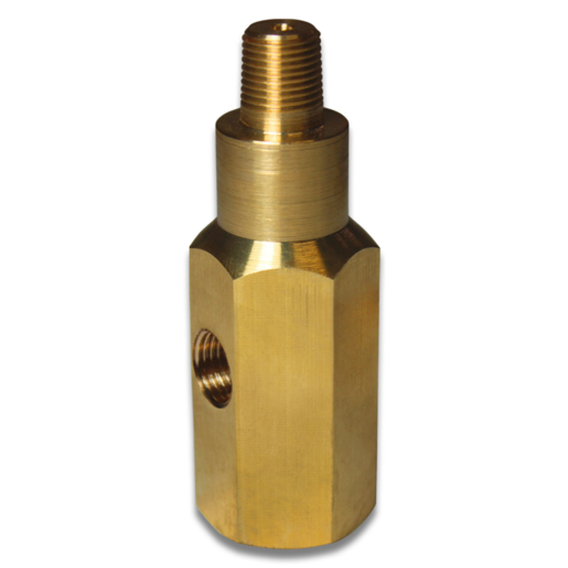 SAAS Gauge T-Piece Sender Brass Adaptor 230031 1/8-27 NPT - SGA-230031