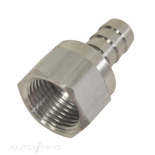 -8AN FEMALE SWIVEL X 38 BARB FITTING