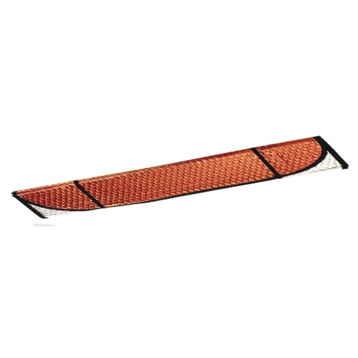 Streetwize Premium Interior Front Sunshade 1300mm X 600mm Red - SW01RE