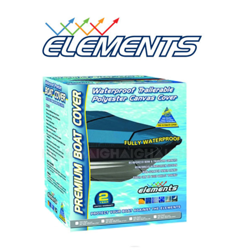 Elements Boat Cover Canvas Fits 6.0m to 6.7m - BCC22