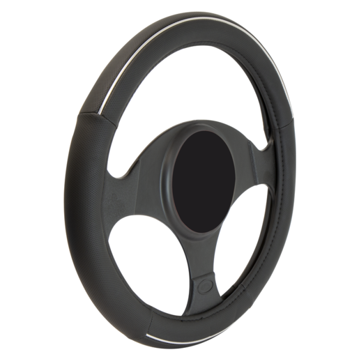 Streetwize Pro Style Steering Wheel Cover Black/Black - SWCPROBLA
