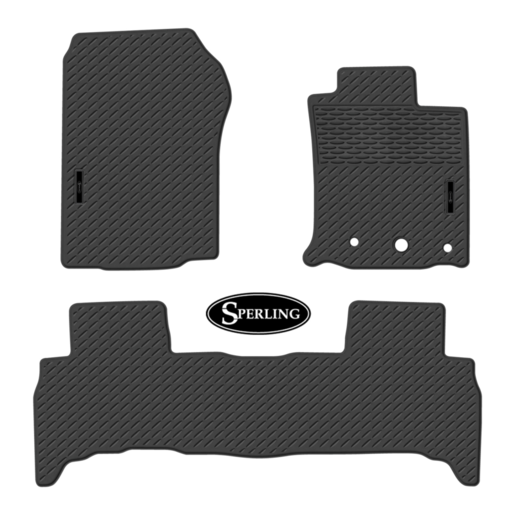 Sperling Precision Fit Rubber Car Mats To Suit Toyota 11/2009 - Current