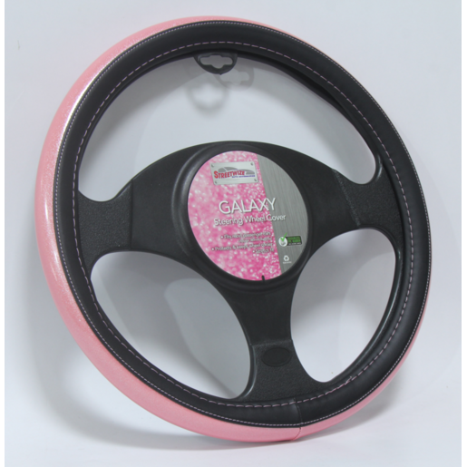 Streetwize Galaxy Steering Wheel Cover Pink - SWCGALPIN
