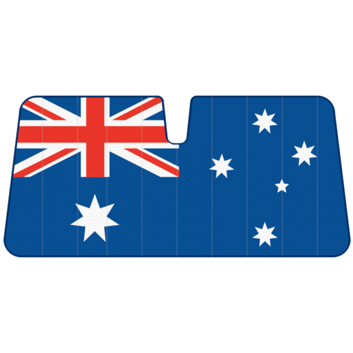 Streetwize Australian Flag Interior Front Sunshade - SW02AUS