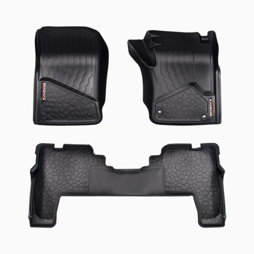 Bedrock Front & Rear Floor Liners to Suit Toyota - BRT004FR