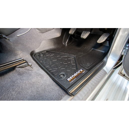 Bedrock Front & Rear Floor Liners to Suit Toyota - BRT004FR