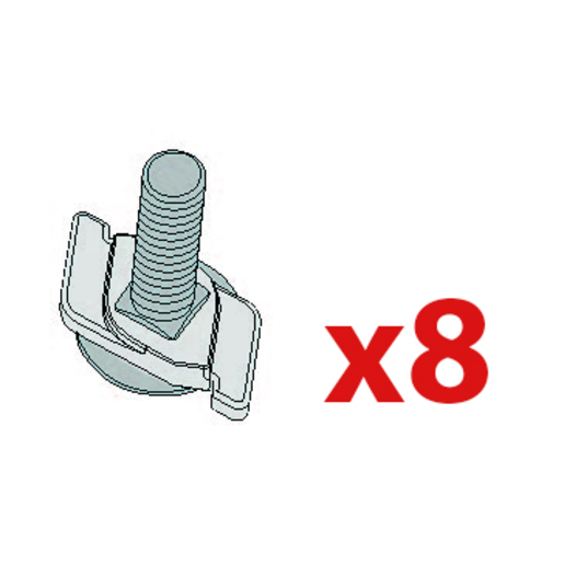 Yakima LockNLoad Universal Track Bolt Kit M6 x 25mm - 8880676