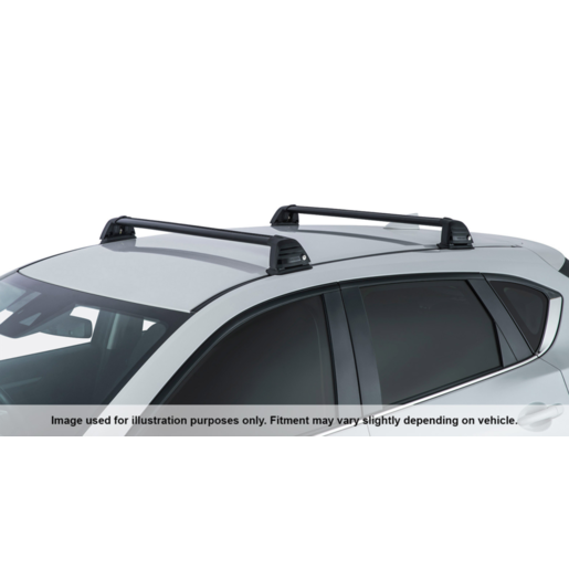 Rhino-Rack Vortex ROC25 Flush Black 2 Bar Roof Rack - RV0589B