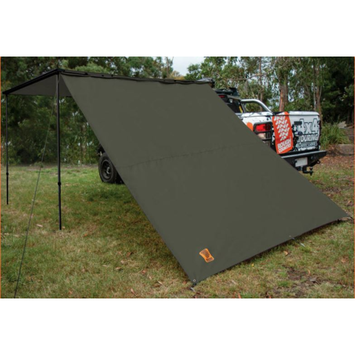 Rough Country Roof Rack Side Awning Wall 2.5m X 2.9m - RCAW25W