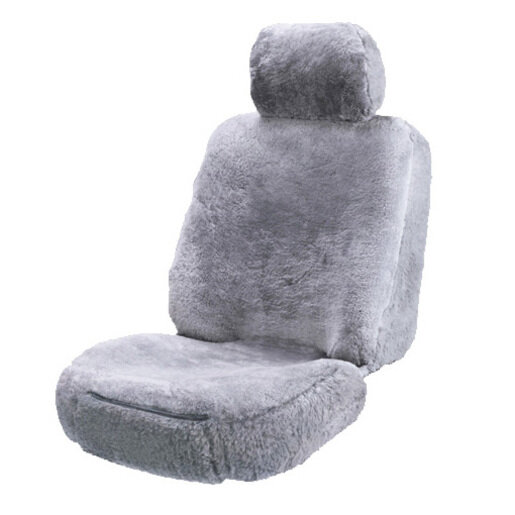 Nature's Fleece 3 Star Sheepskin Seat Covers Grey - NF3GR3050