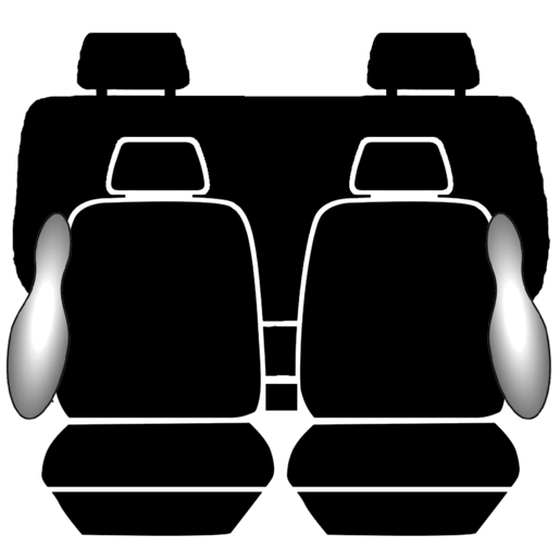 Esteem Tailor Made 2 Row Seat Cover Pack - EST6877BLK