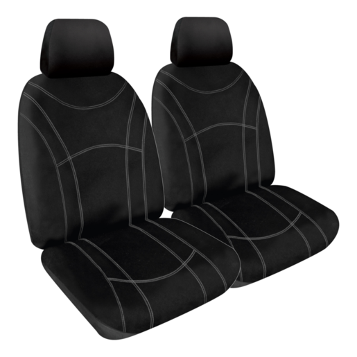 Sperling Getaway Neoprene Black 30 Front Seat Covers - NPGEBLK30