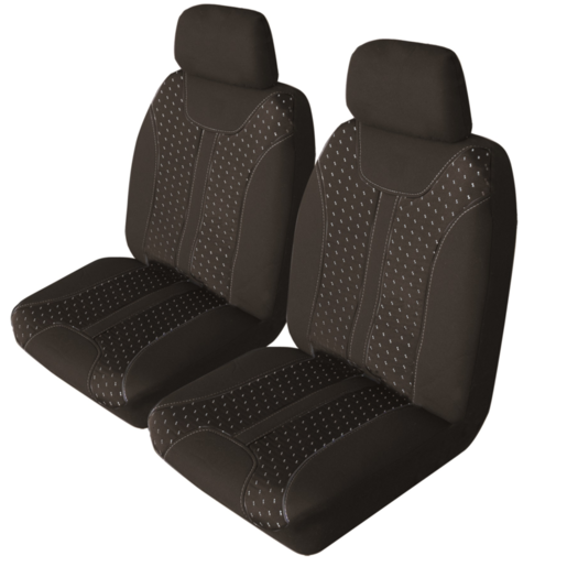 Ilana Compass 30/50 Front Seat Cover Black - COMP30DSBLK