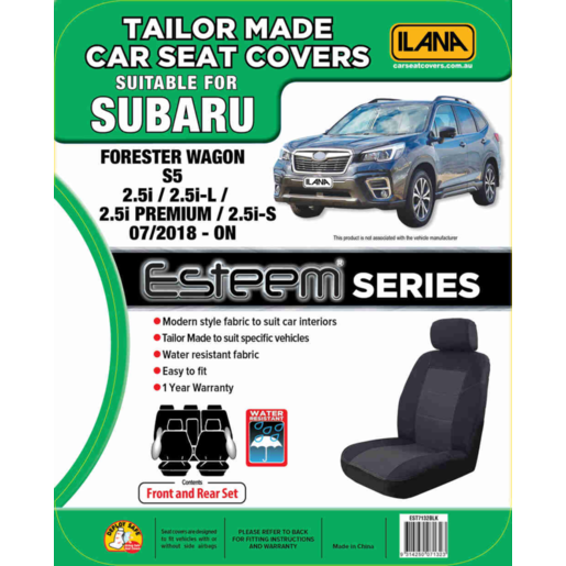 Ilana Esteem To Suit Subaru Forester - EST7132BLK